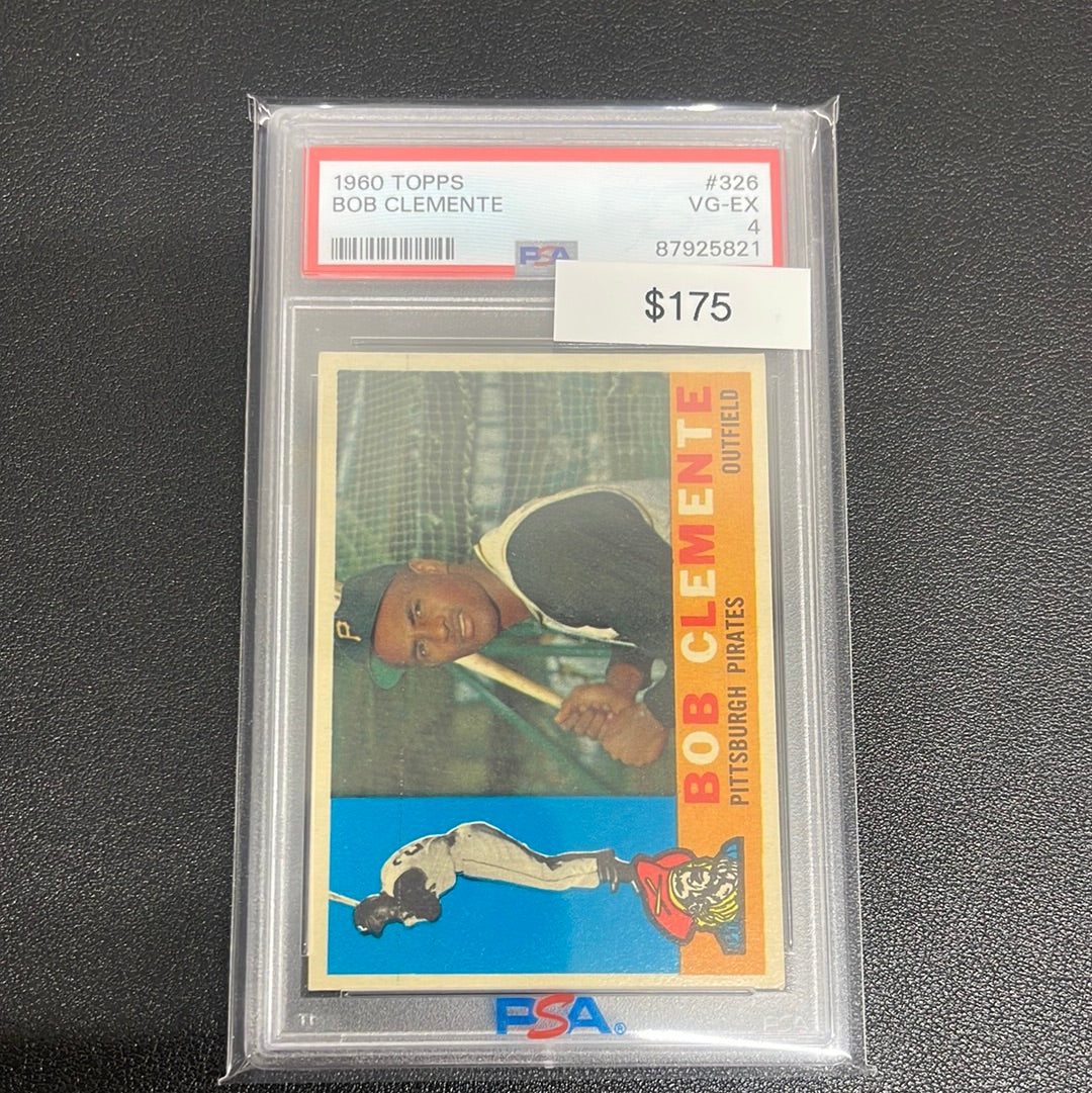 1960 MLB Topps Bob Clemente PSA 4