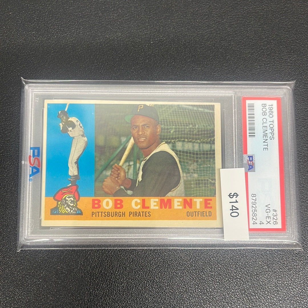 1960 MLB Topps Bob Clemente PSA 4