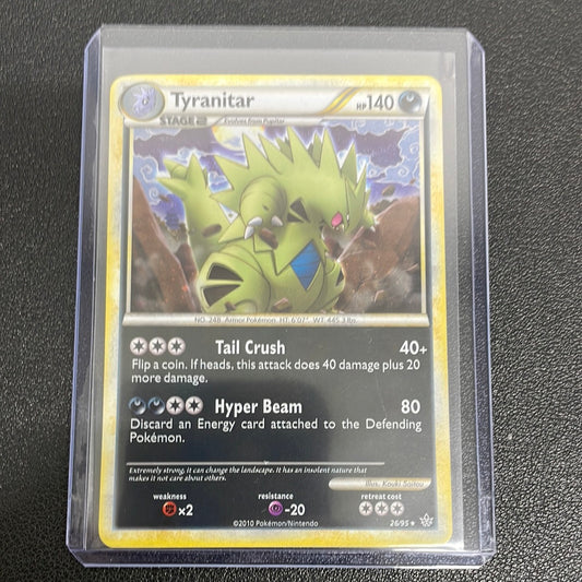 Pokémon Tyranitar Exclusive Theme Deck Holo Unleashed 26/95