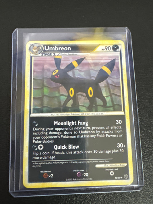 Pokemon Umbreon 10/90 cracked ice holo