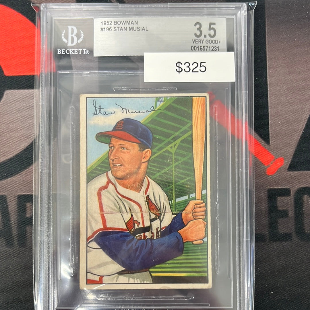 1952 Bowman Stan Musial BGS 3.5