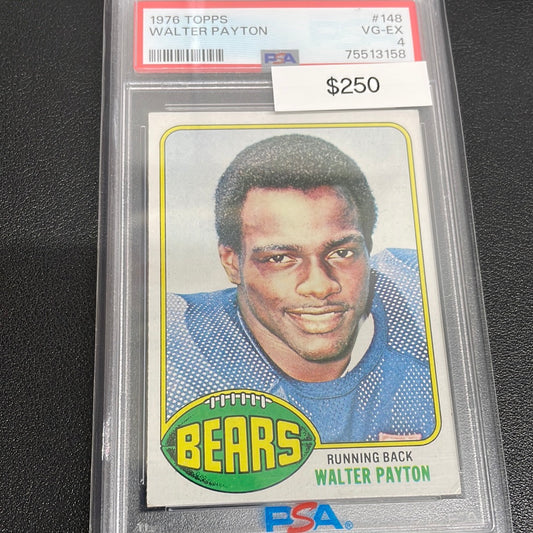 1976 Topps Walter Payton PSA 4