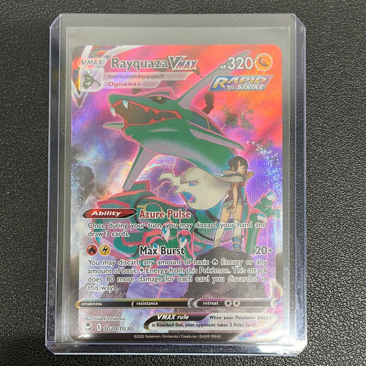 Pokémon Rayquaza VMAX Trainer Gallery (Silver Tempest) TG20/TG30