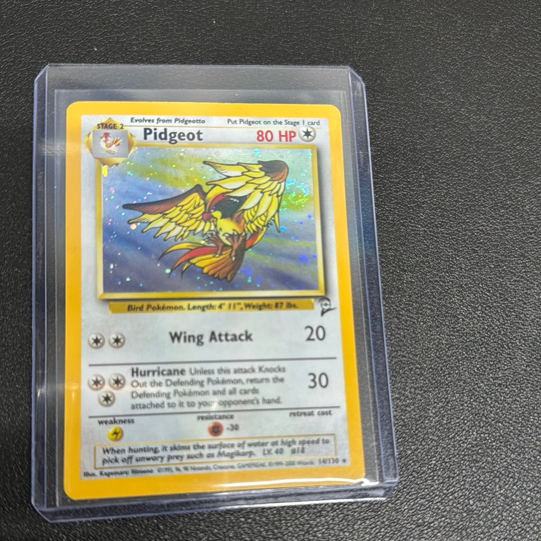 Pokémon Pidgeot Base set 2 Holo 14/130