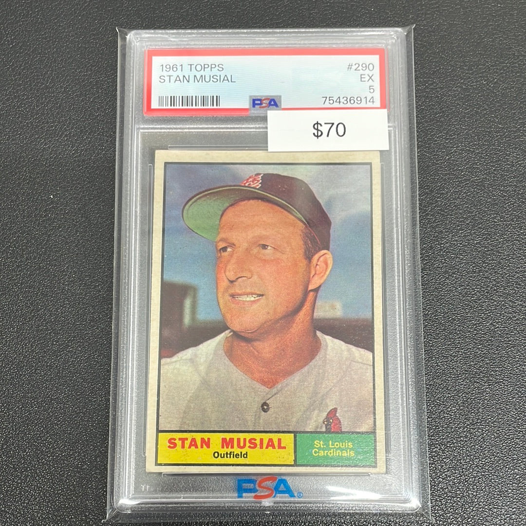 1961 MLB Stan Musial Topps PSA 5