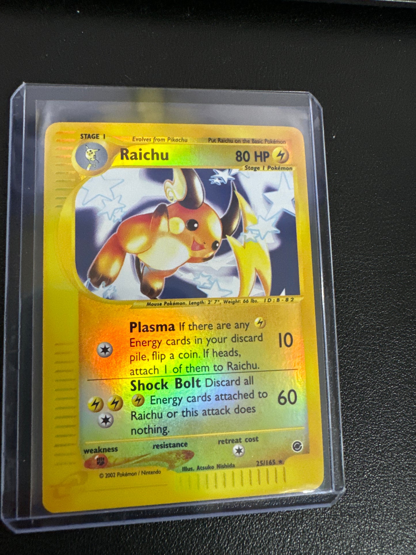 Pokémon Raichu Reverse Holo Expedition 25/165