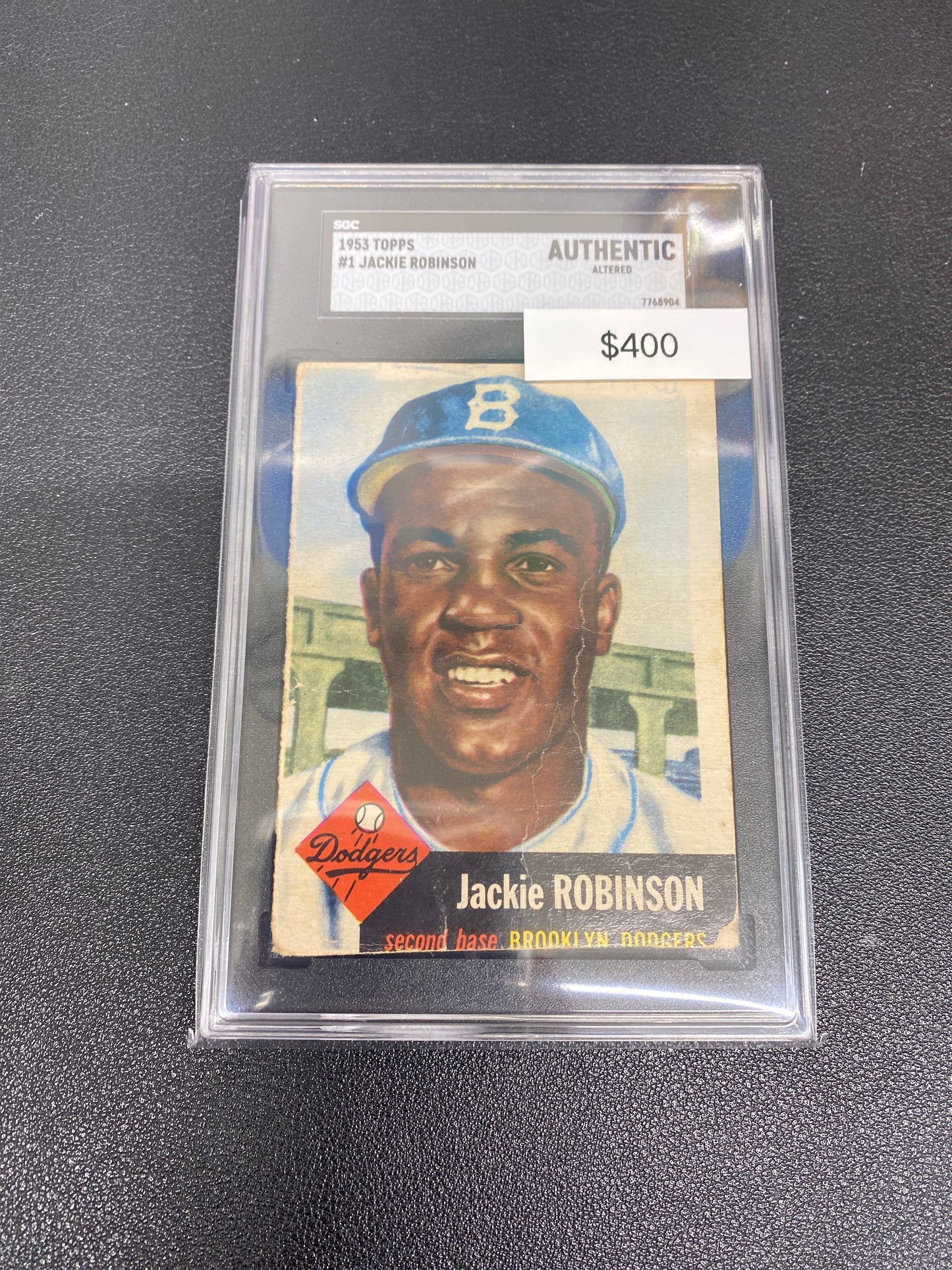 1953 MLB Topps Jackie Robinson SGC Authentic