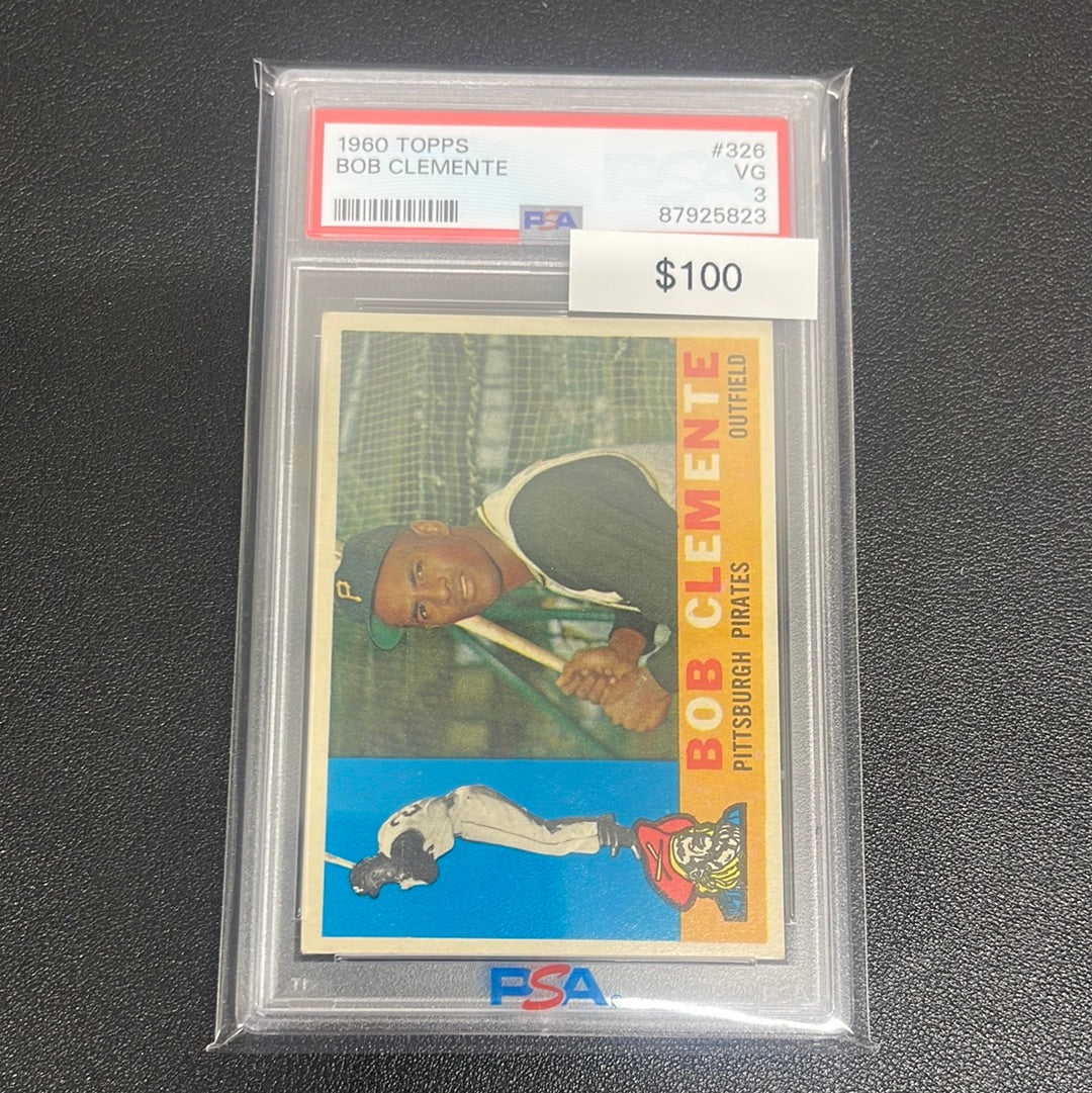 1960 MLB Topps Bob Clemente PSA 3