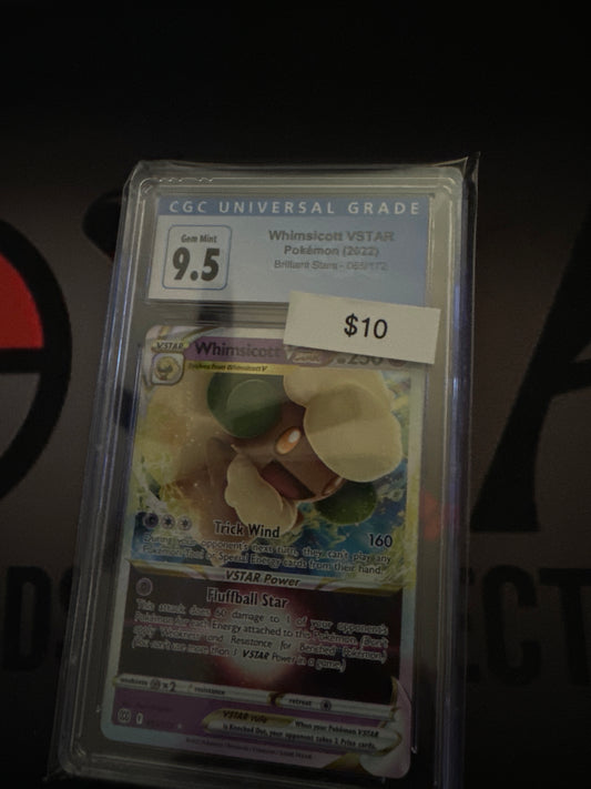 Pokemon Whimsicott VSTAR 065/172 CGC 9.5