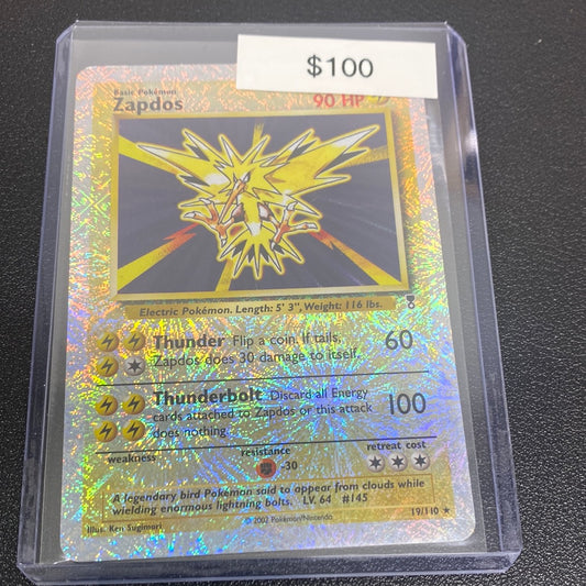 Pokémon Zapdos reverse holo 19/110