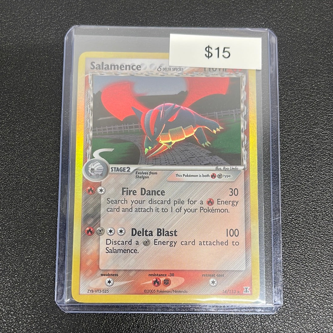 Pokemon Salamence Delta Species Holo 14/113