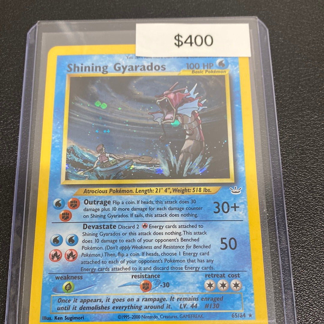 Pokémon Shining Gyarados Holo Neo Revelation