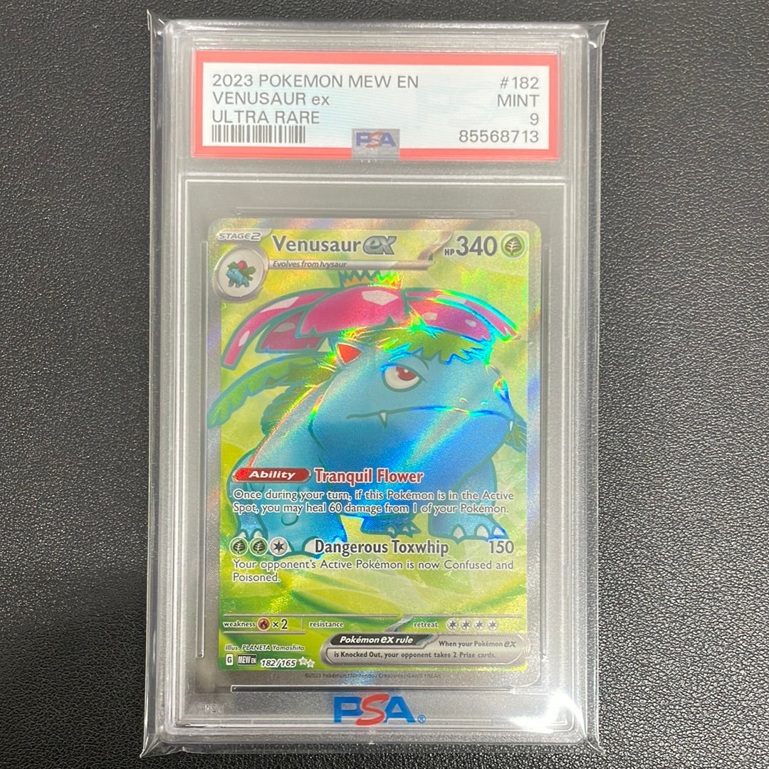 Pokémon Venusaur ex Full Art 151 182/165 PSA 9