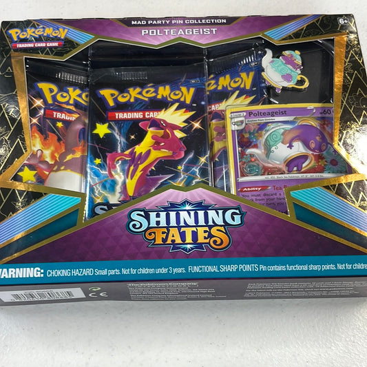 Pokémon Shining Fates Polteageist Pin Box