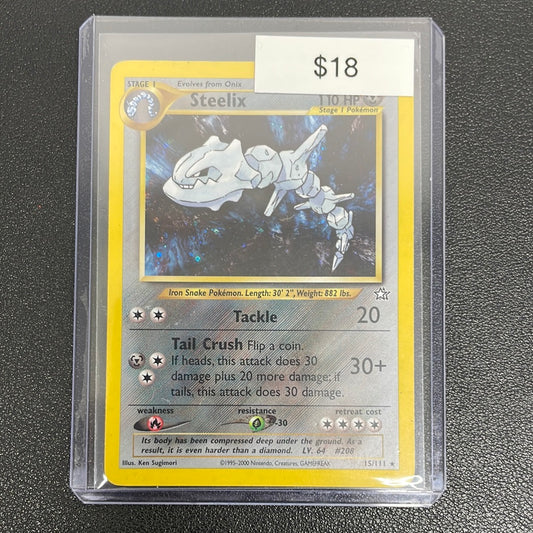 Pokemon Steelix Neo Genesis Holo 15/111