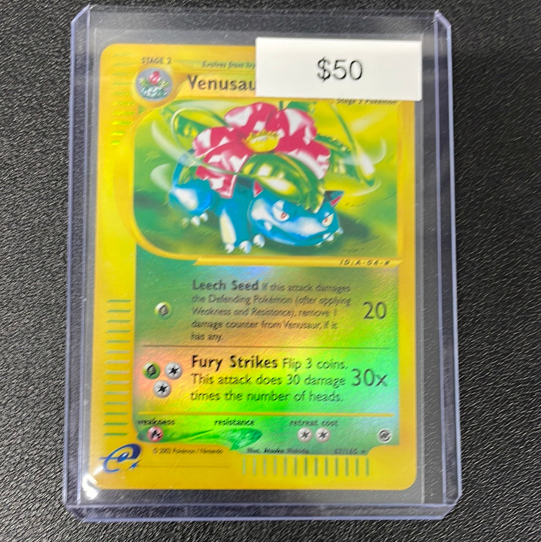 Pokémon Venusaur Reverse Holo Expedition 67/165