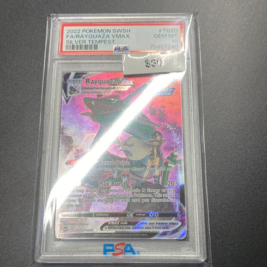 Pokémon Rayquaza VMAX TG20/TG30 PSA 10