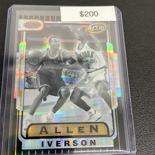 1997 Bowman’s Best Allen Iverson Atomic Refractor