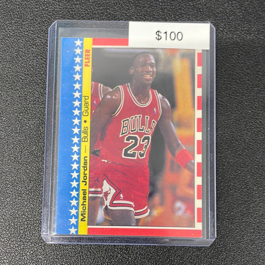 1987 Fleer Sticker Michael Jordan