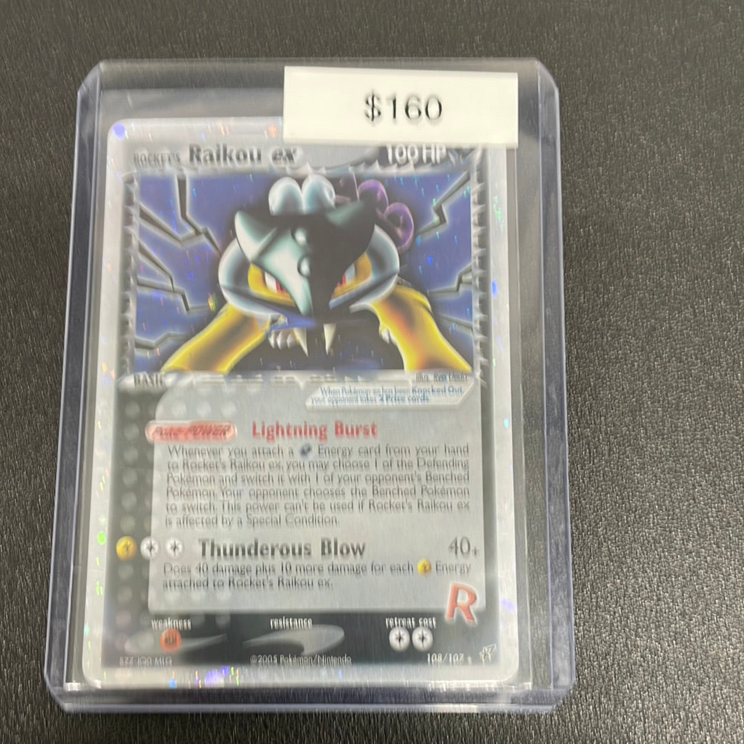 Pokemon Rocket’s Raikou EX 108/107