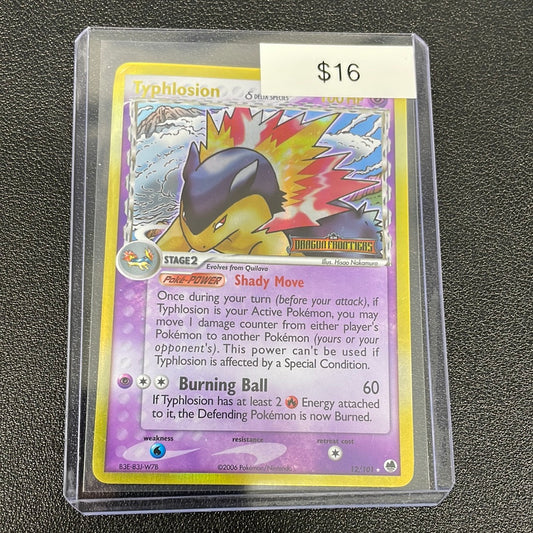 Pokémon Typhlosion Dragon Frontiers Reverse Holo 12/101