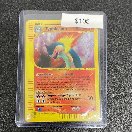 Pokémon Typhlosion Holo Expedition