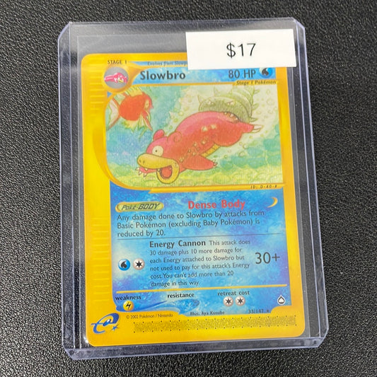 Pokémon Slowbro Aquapolis 33/147