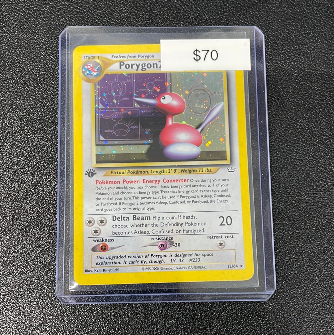 Pokémon Porygon2 Holo Neo Revelation 1st Edition