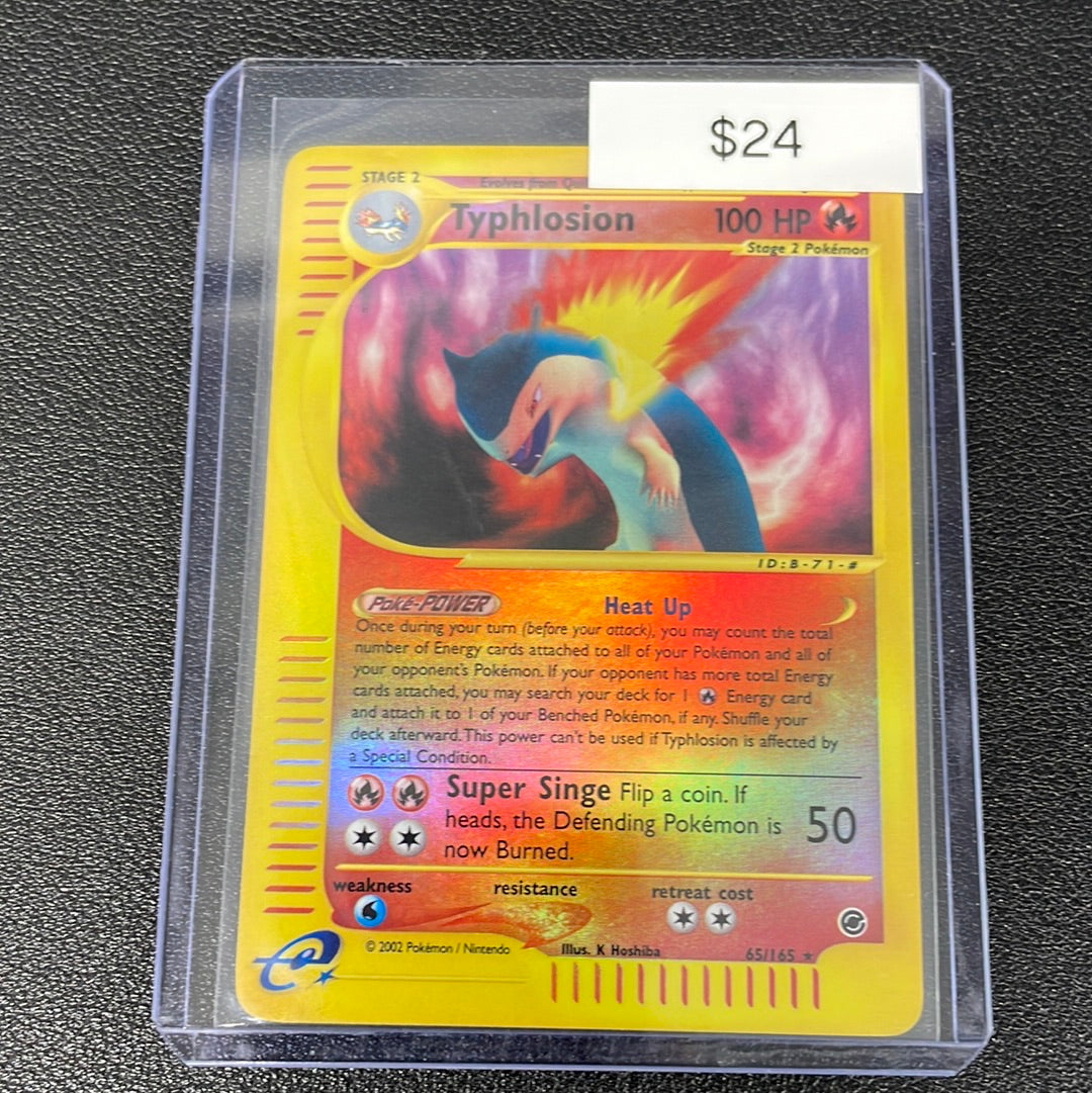 Pokémon Typhlosion Expedition Reverse Holo 65/165