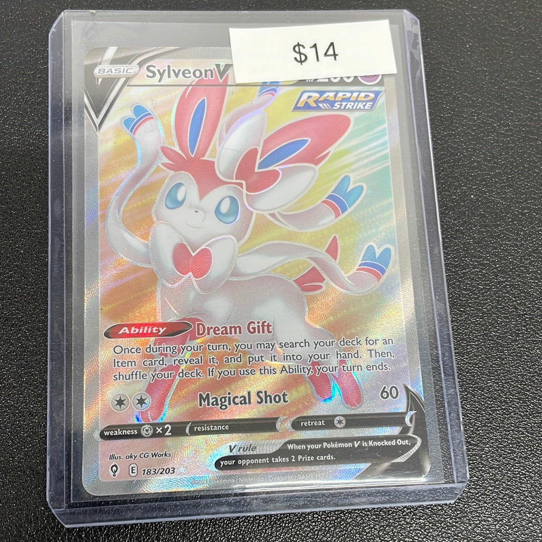 Pokemon Sylveon V full art 183/203