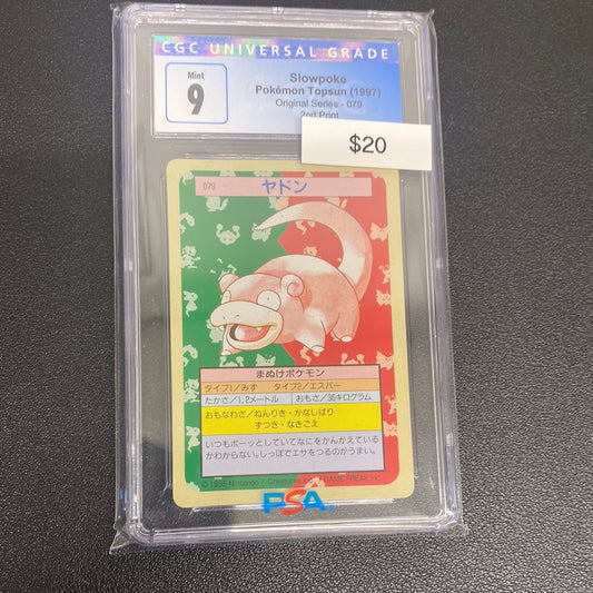 Pokémon Slowpoke Topsun CGC 9