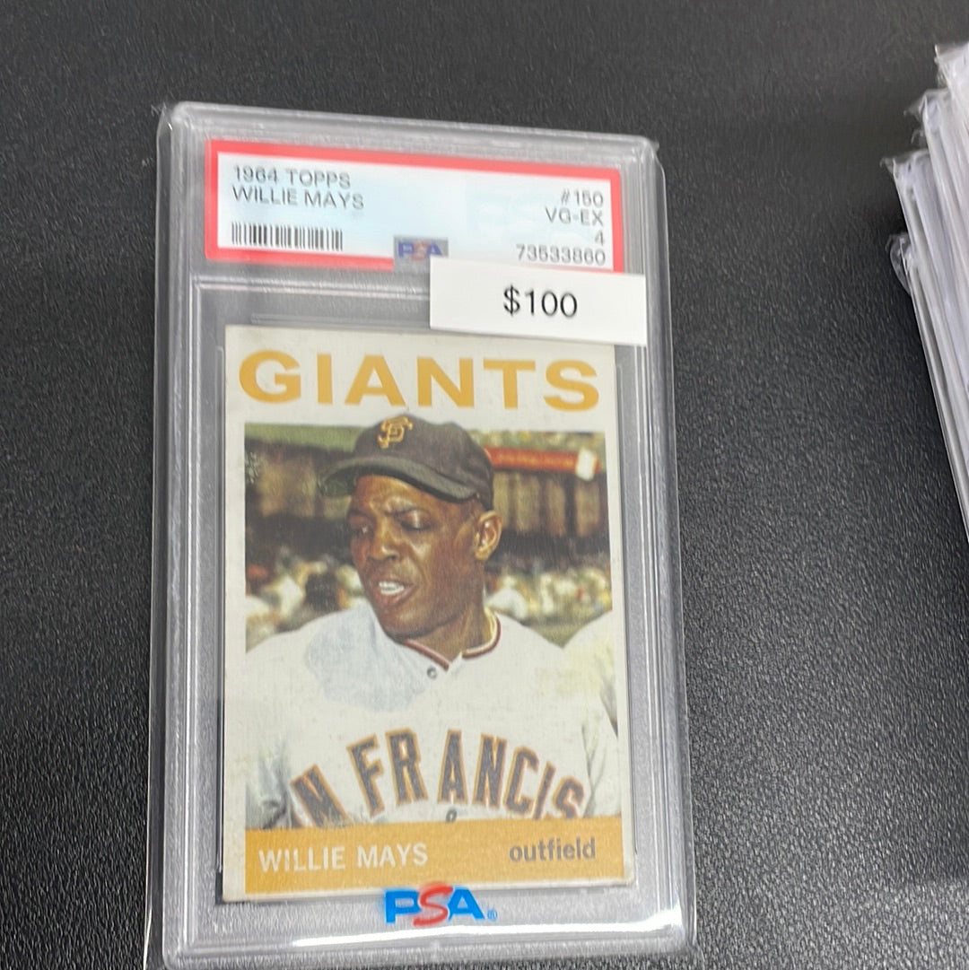 1964 Topps Willie Mays PSA 4