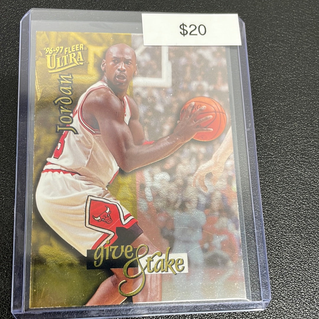 1997 Fleer Michael Jordan Give & Take