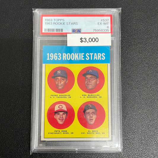 1963 MLB Topps Rookie Stars PSA 6