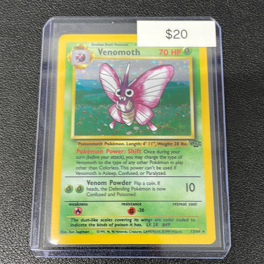 Pokémon Venomoth Jungle Holo 13/64