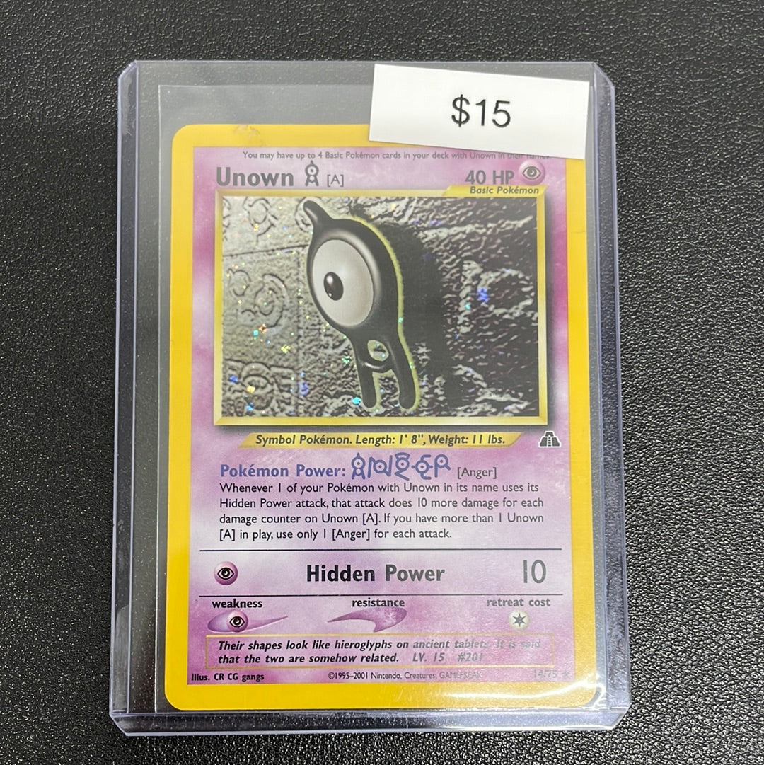 Pokémon Unown Holo Neo Discovery