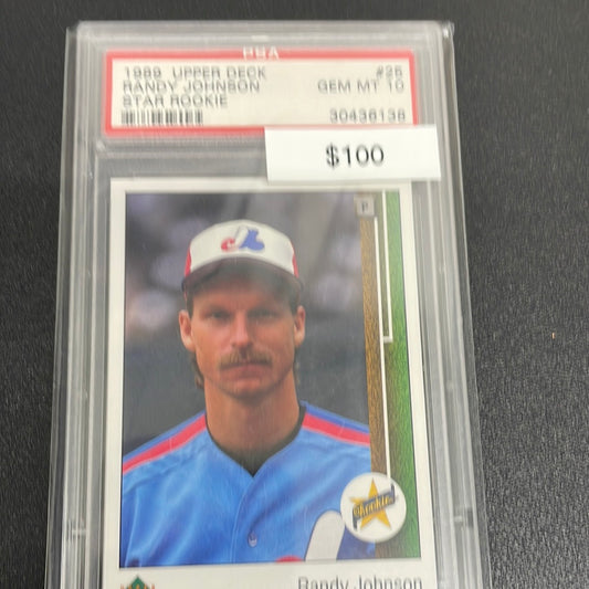 1989 Upper Deck Randy Johnson PSA 10