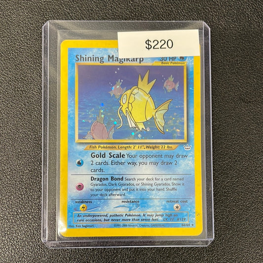 Pokemon Shining Magikarp Holo Neo Revelation