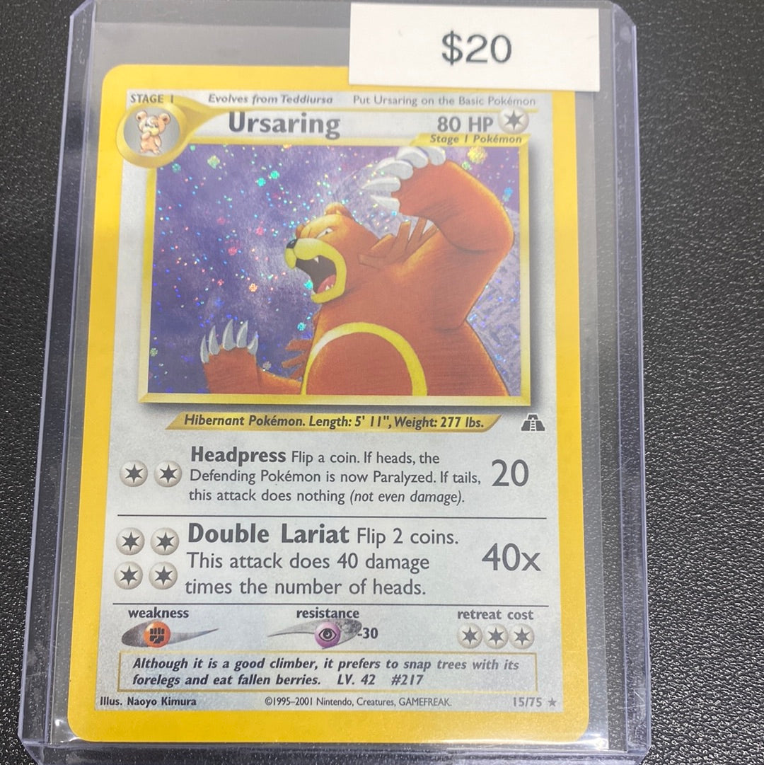 Pokémon Ursaring holo 15/75