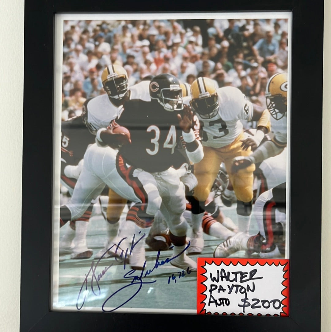 Walter Payton Auto w/COA