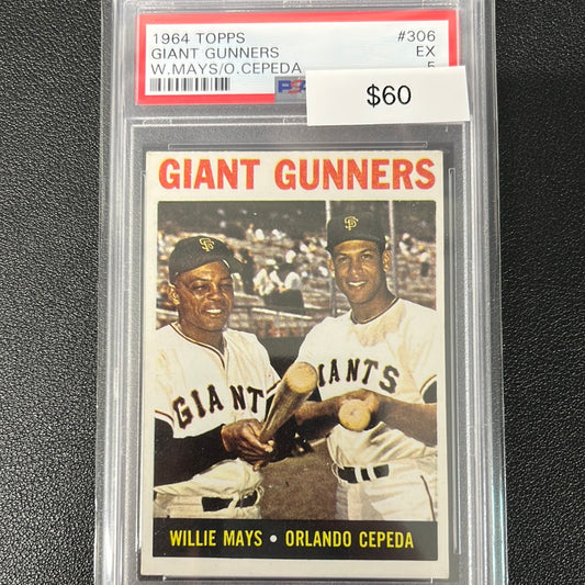 1964 Topps Giant Gunners PSA5