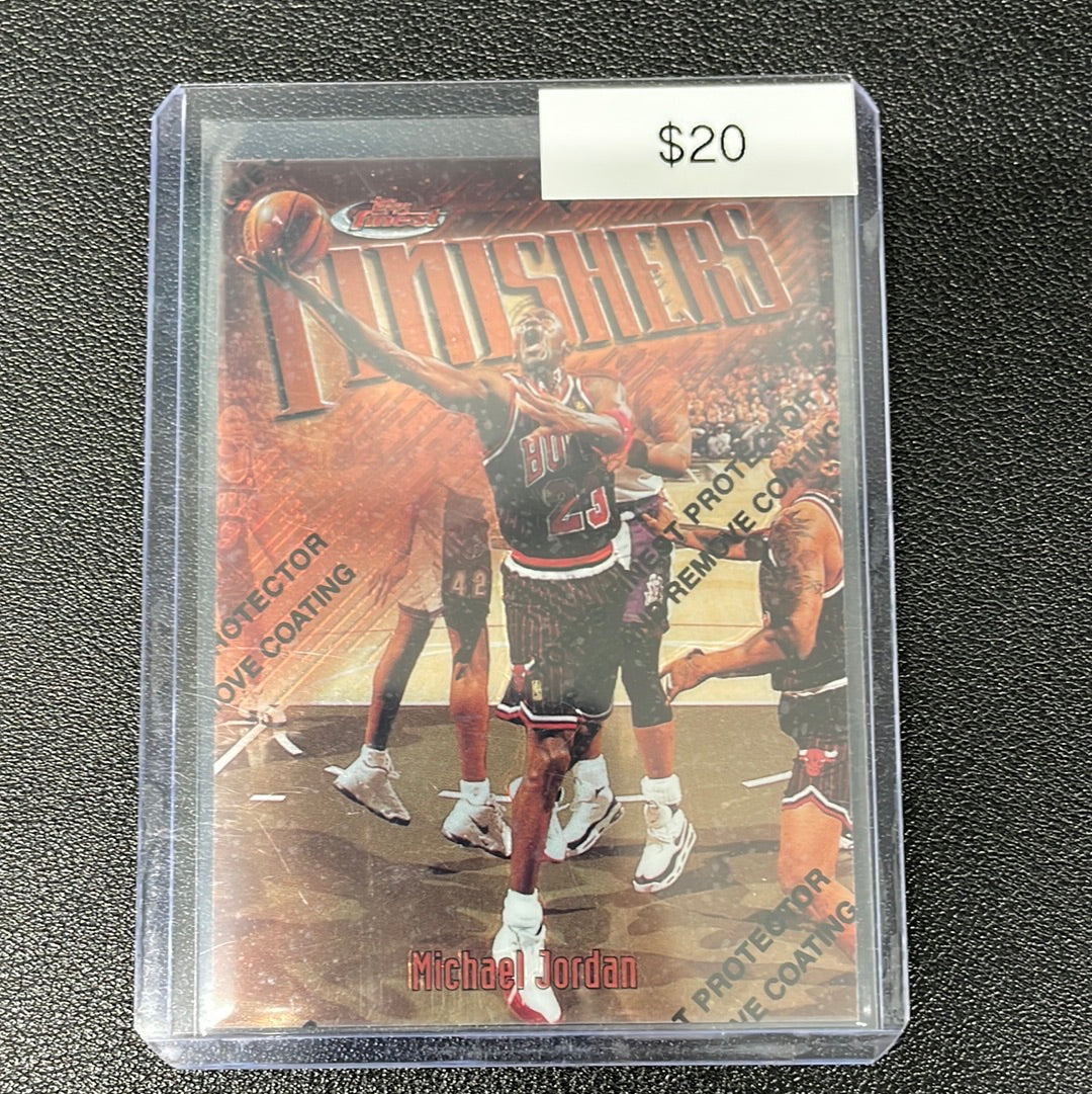 1997 Michael Jordan Topps Finest Finishers