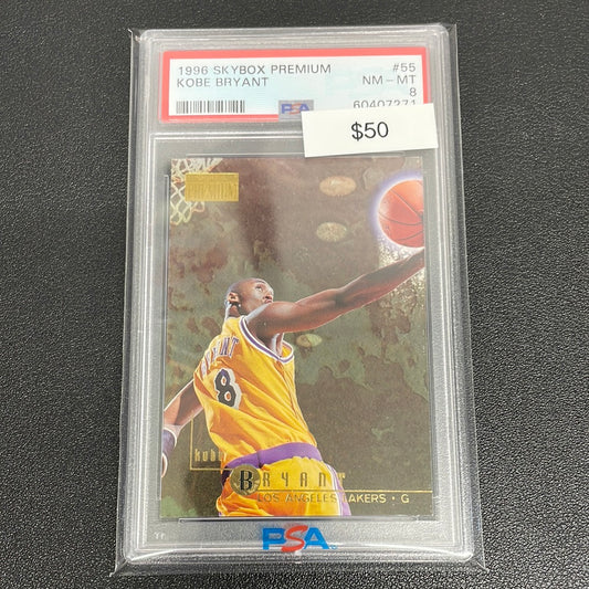 1996 Kobe Bryant Skybox Premium PSA 8