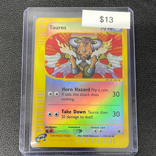 Pokémon Tauros Reverse Holo Expedition 133/165