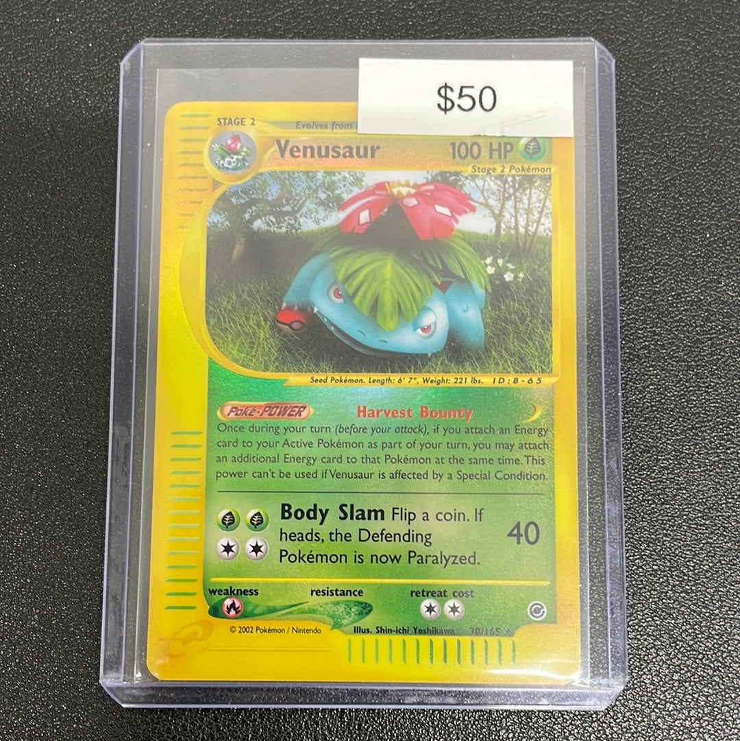 Pokémon Venusaur Reverse Holo Expedition 30/165