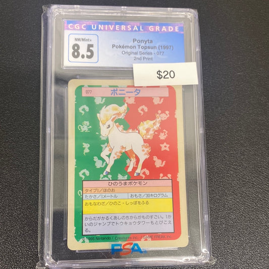 Pokémon Ponyta Topsun CGC 8.5