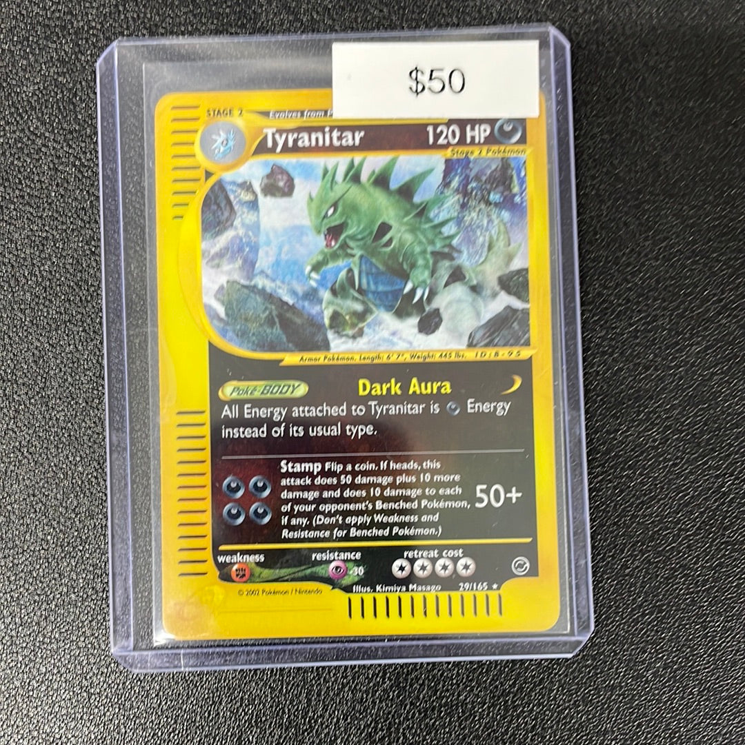 Pokémon Tyranitar Reverse Holo Expedition