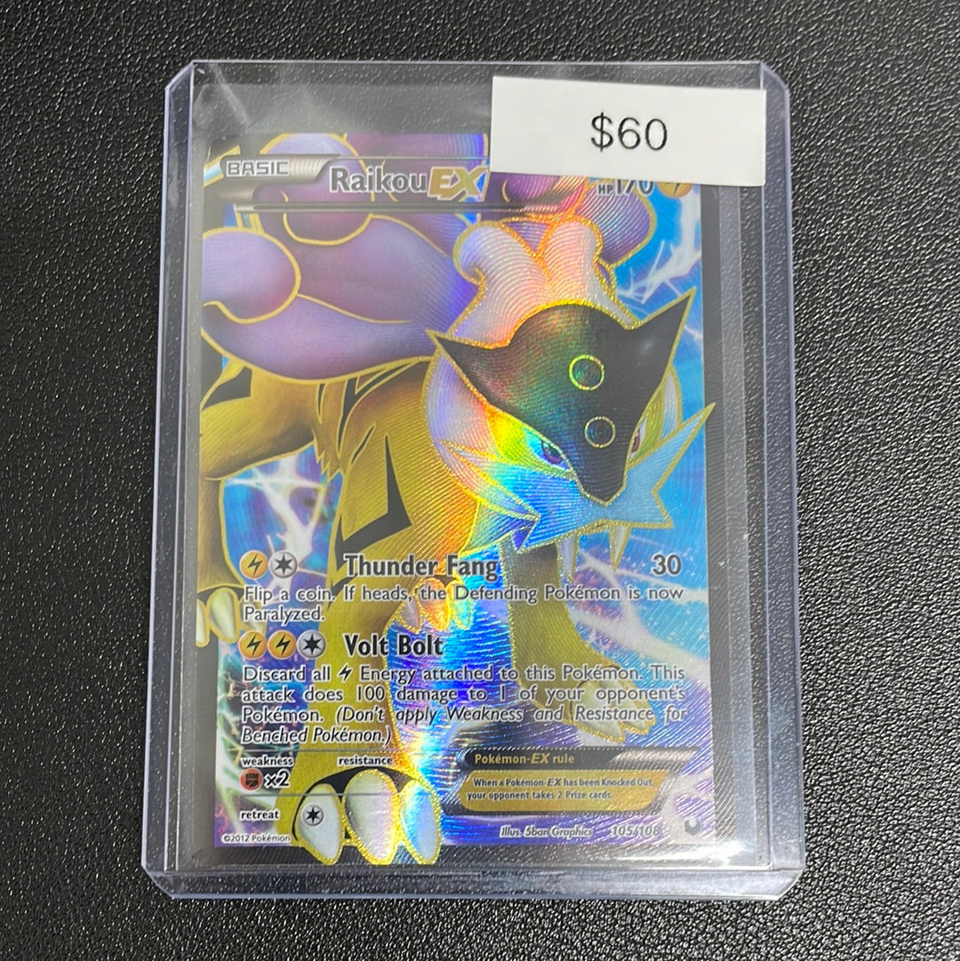 Pokémon Raikou EX 105/108