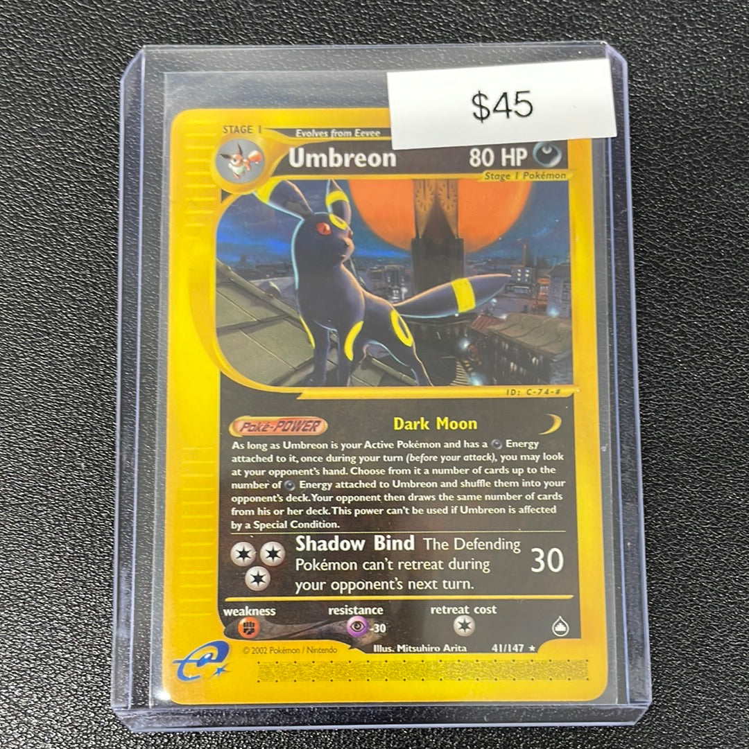 Pokémon Umbreon Aquapolis 41/147