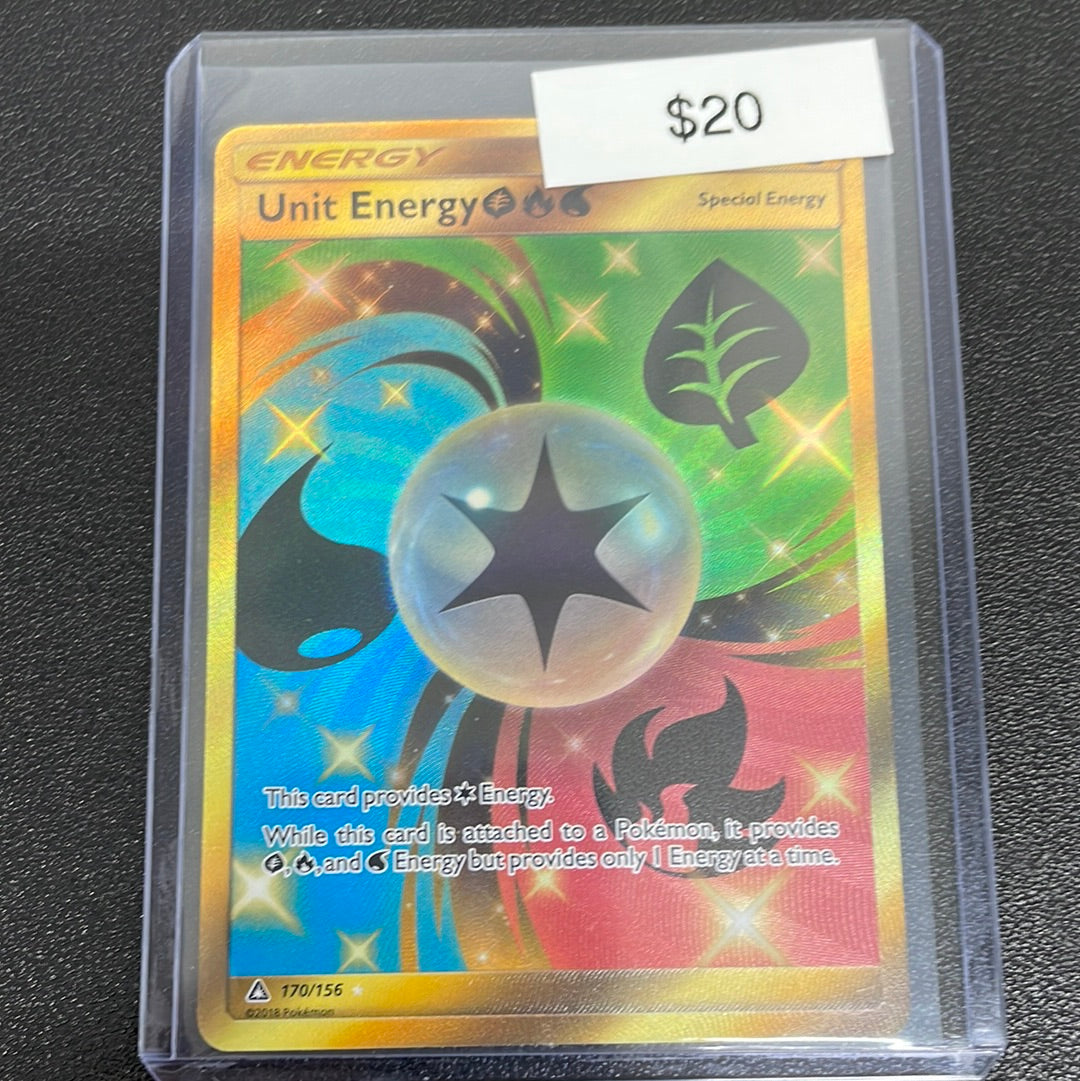 Pokemon Unit Energy Gold 170/156